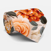 Cravate Une conception de série florale d'automne 10 (Roulé)