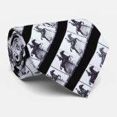 CRAVATE UNE DESSUS : Cravate sautante de (Roulé)