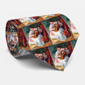 Cravate Une femme jouant à la guitare par Pierre Renoir (Roulé)