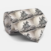 Cravate Une fille et un rêve par Linda Dalziel (Roulé)