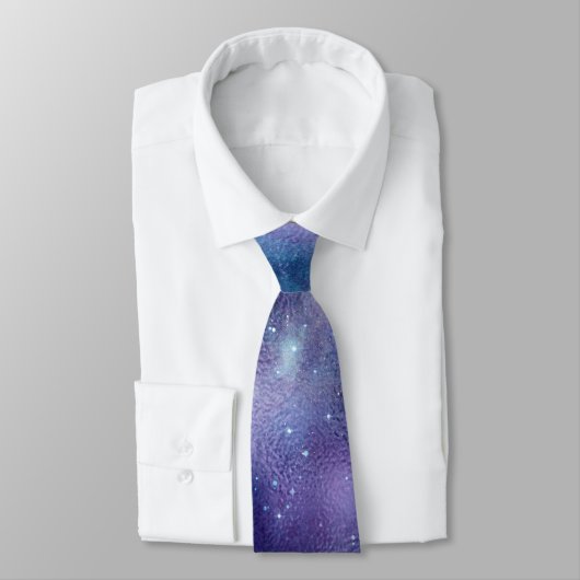 Cravate Une série Galaxy chatoyante Design 2 (Attaché)