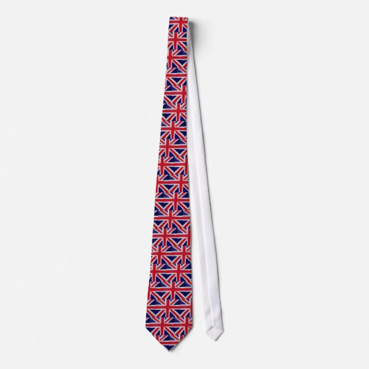 Cravate Union Jack Grande-Bretagne Royaume-Uni (Devant)