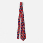 Cravate Union Jack sur l'impression en fibre de carbone (Dos)