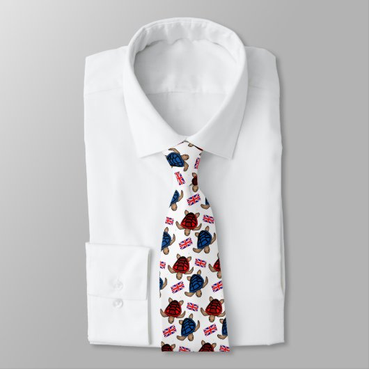 Cravate Union Jack Turtle (Attaché)