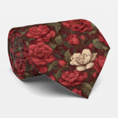 Cravate Unique Best Gifts For Men Gardenias Flower (Roulé)