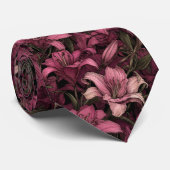 Cravate Unique Birthday Gifts For Boyfriend Lilies Flower (Roulé)