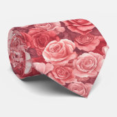 Cravate Unique Birthday Gifts For Him Rose Floral (Roulé)
