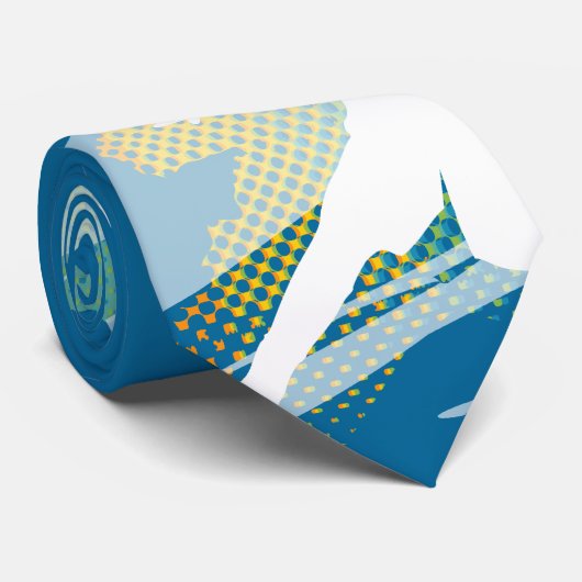 Cravate unique de tennis avec la conception de (Roulé)