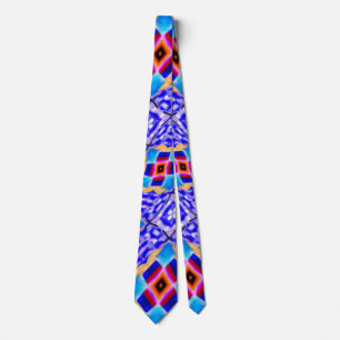 Cravate Unique Motif en verre de cocktail