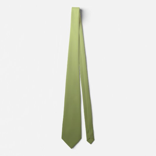 Cravate Uniquement Gradients Couleur - vert olive + votre (Devant)