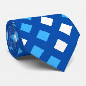 Cravate Unisex classique bleu foncé (Roulé)