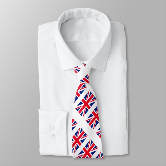 Cravate United Kingdom Union Jack Flag (Attaché)