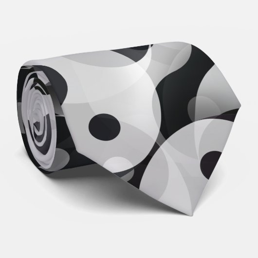 Cravate Univers Yin Yang (Roulé)