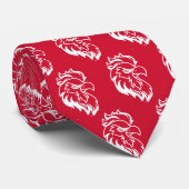 Cravate Université d'État de Jacksonville Gamecocks Red ga (Roulé)