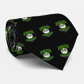Cravate Université Panda - Vert (Roulé)