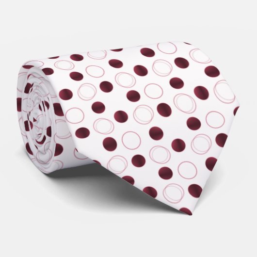 Cravate Uptown Bliss Cravate, Bourgogne (Roulé)