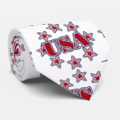 Cravate USA avec les étoiles (Roulé)