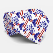 Cravate USA Patriotique Martial Arts TAEKWONDO (Roulé)