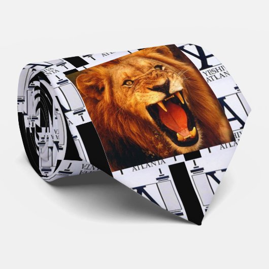 Cravate Usage quotidien de lions de YA (Roulé)