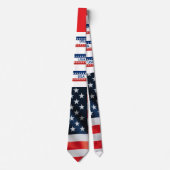 Cravate USA's 250th Anniversary 1776 2026 Red White Blue (Devant)