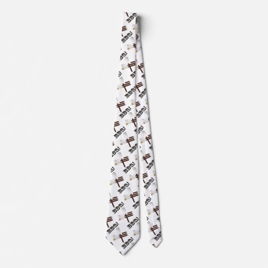 Cravate Ustensiles de barbecue (Devant)