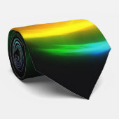 Cravate V flamme - flamme colorée de fractale (Roulé)