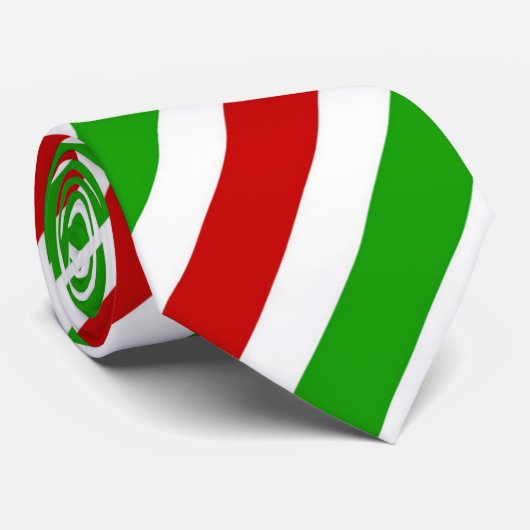 Cravate Vacances de fête de Noël de motif de rayure de (Roulé)