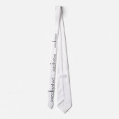 Cravate Vaccinated - text, coronavirus and vaccine (Dos)