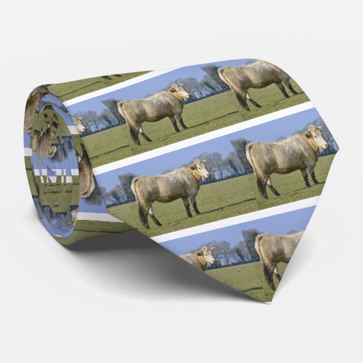 Cravate Vache au champ (Roulé)