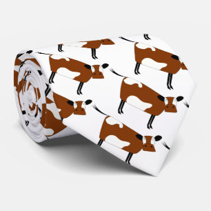 Cravate Vache brune mignonne