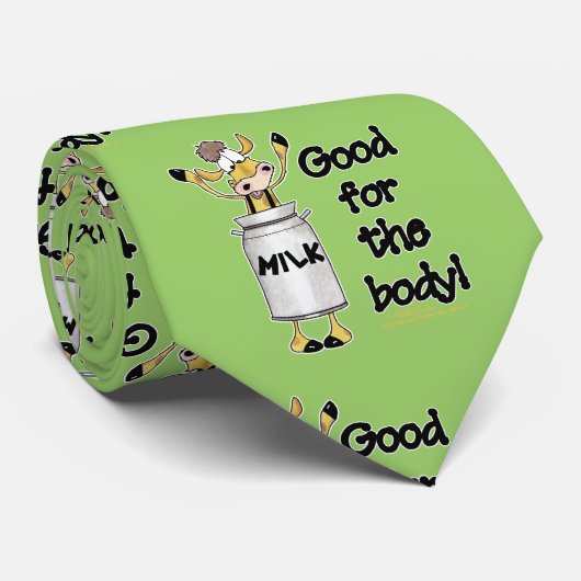 Cravate Vache dans la boîte de lait (Roulé)