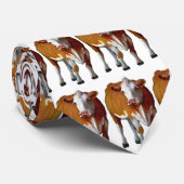 Cravate Vache, génisse, boeuf, bétail : Illustration de (Roulé)