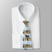 Cravate Vache Highland Avec Vaches Highland Logo D'Image, (Attaché)