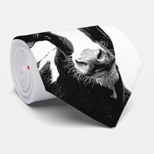 Cravate Vache laitière de Noël de Noël de Mooey (Roulé)