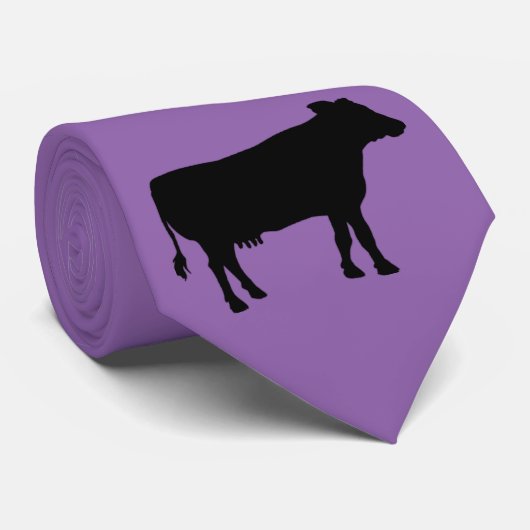 Cravate Vache noire (Roulé)