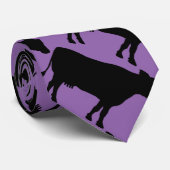 Cravate Vache noire (Roulé)