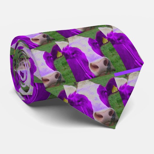 Cravate vache pourpre (Roulé)