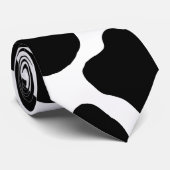 Cravate Vache tachetée Imprimer, Vache motif, Fourrure ani (Roulé)