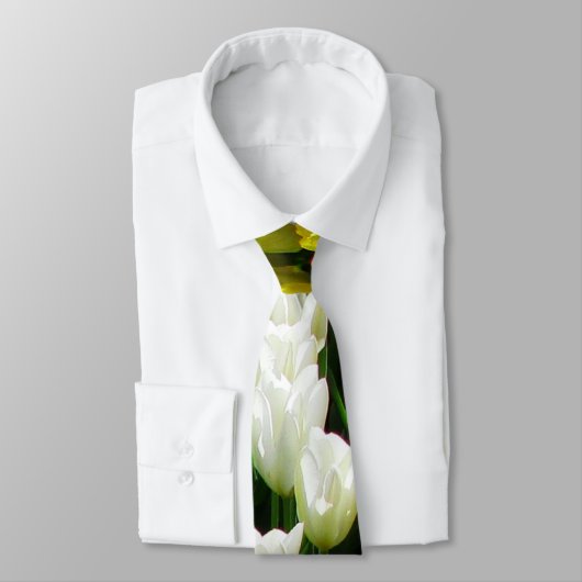 Cravate Vague d'arc-en-ciel de tulipe (Attaché)