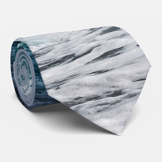 Cravate Vague océanique (Roulé)