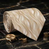 Cravate Vagues de Champagne de Luxe