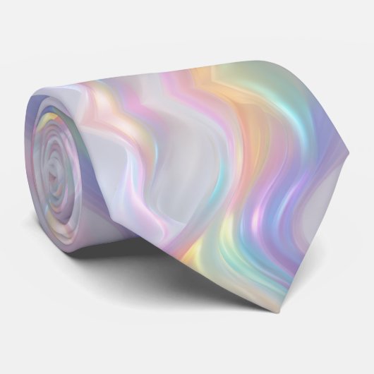Cravate Vagues de lumière (Roulé)