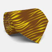 Cravate Vagues d'or (Roulé)