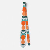 Cravate Vagues et cercles modernes du milieu du siècle (Devant)