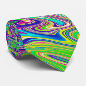 Cravate Vagues funky (Roulé)