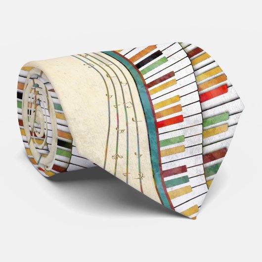 Cravate Vagues mélodiques (Roulé)