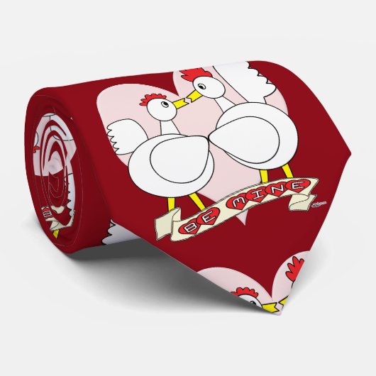 Cravate Valentine Be Mine (Roulé)