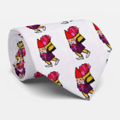 CRAVATE VALENTINE GNOME (Roulé)