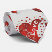 Cravate Valentine Love Hearts (Roulé)