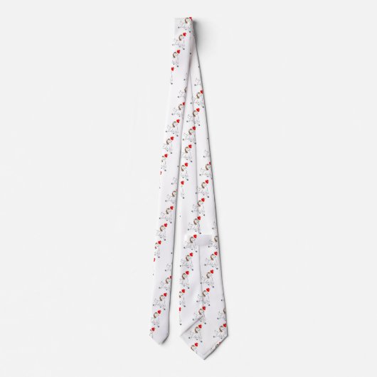 Cravate Valentine Unicorn (Dos)